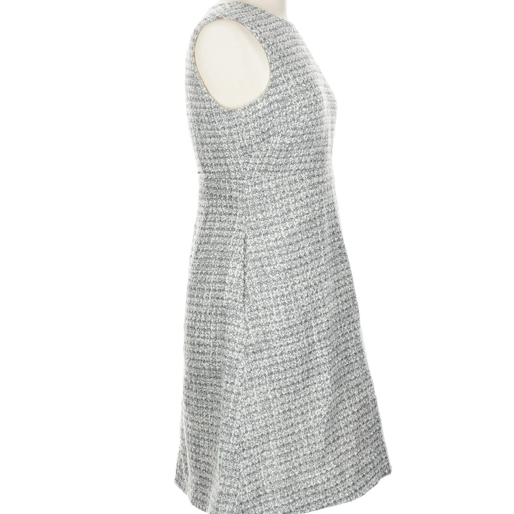 J Crew Gray Silver Tweed Cocktail Dress - Picture 3 of 4